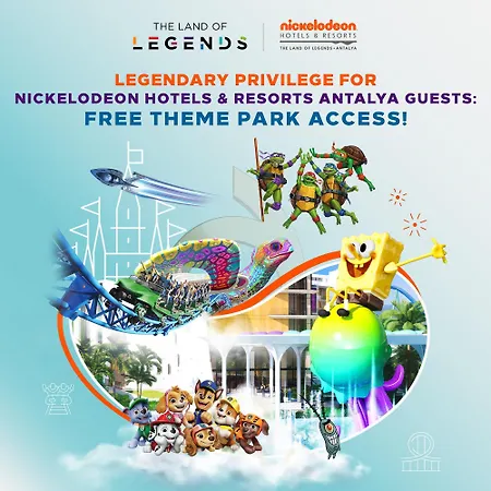 The Land Of Legends Nickelodeon Antalya Hotel 5*